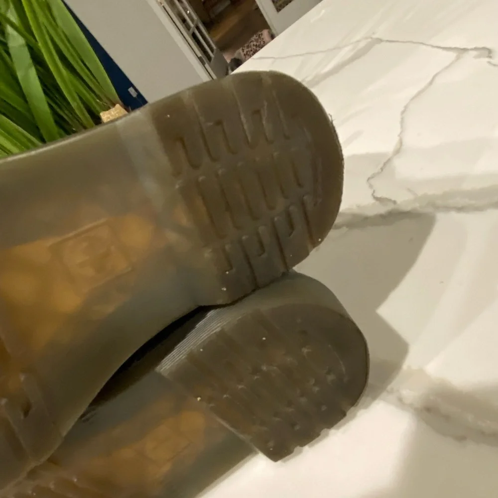 Dr Martens kids Black Leather Boots